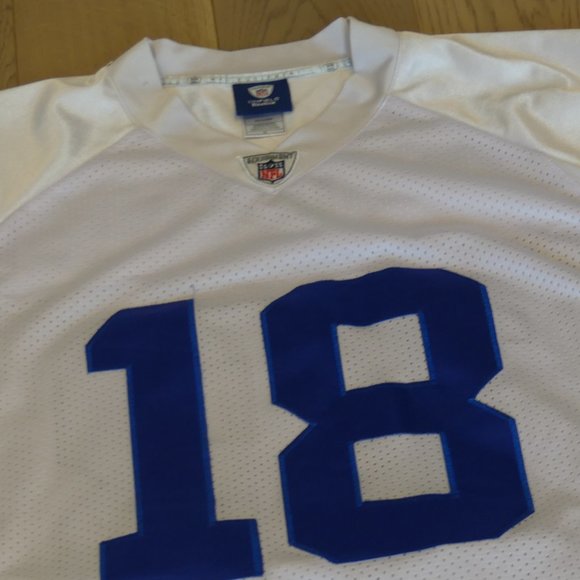 Peyton Manning NFL Indianapolis Colts Reebok White Size 52 (XXL) Stitched Jersey - Picture 2 of 9
